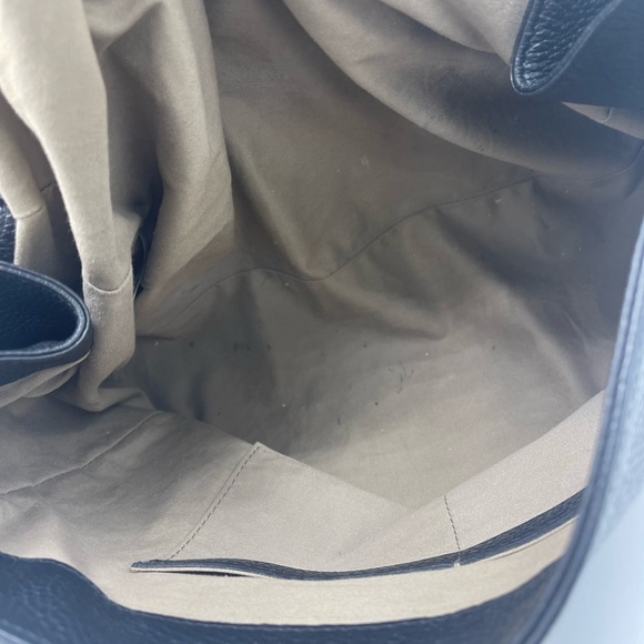 Versace black leather satchel / shoulder bag - Picture 9 of 11